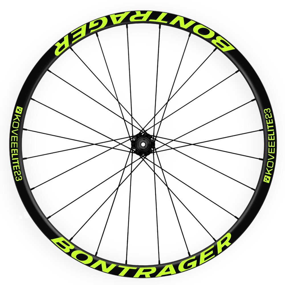 Autocollants vélo 29" BONTRAGER KOVEE ELITE 23 WH05: YELLOW fluor