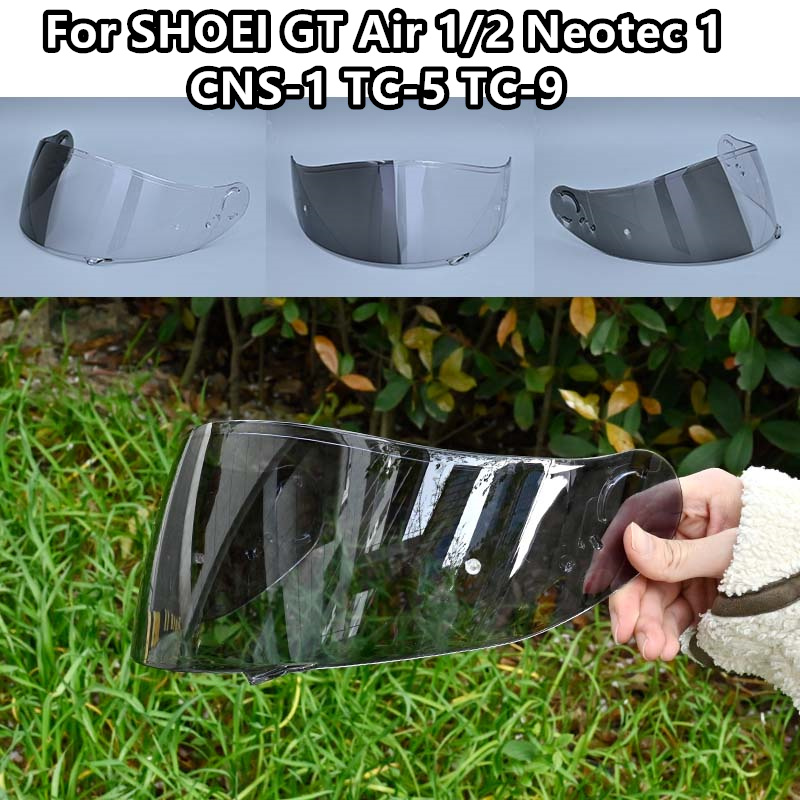 Helmet Visor for SHOEI GT Air Neotec CNS-1 TC-5 TC-9 GT Air 2 Helmet Shield Uv Cut Casco Moto Face Shield Visera Windshield: Lavender