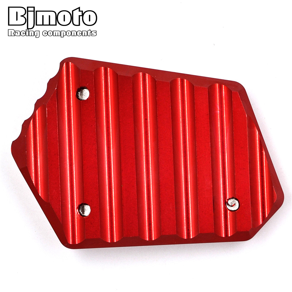 CNC Kickstand Side Stand Extension Foot Pad Plate Enlarger For Honda CBR500R CB500F/X CBR250R CBR300R NM-4 CB400