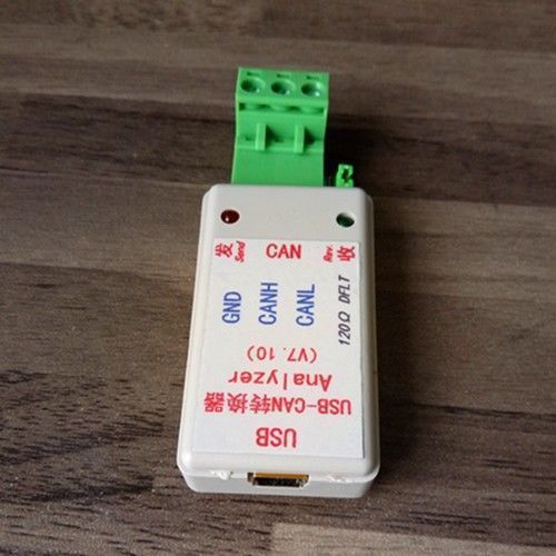 Usb til can bus konverter adapter seriel port til dåse  /rs232 232 to kan med tv overspændingsbeskyttelse