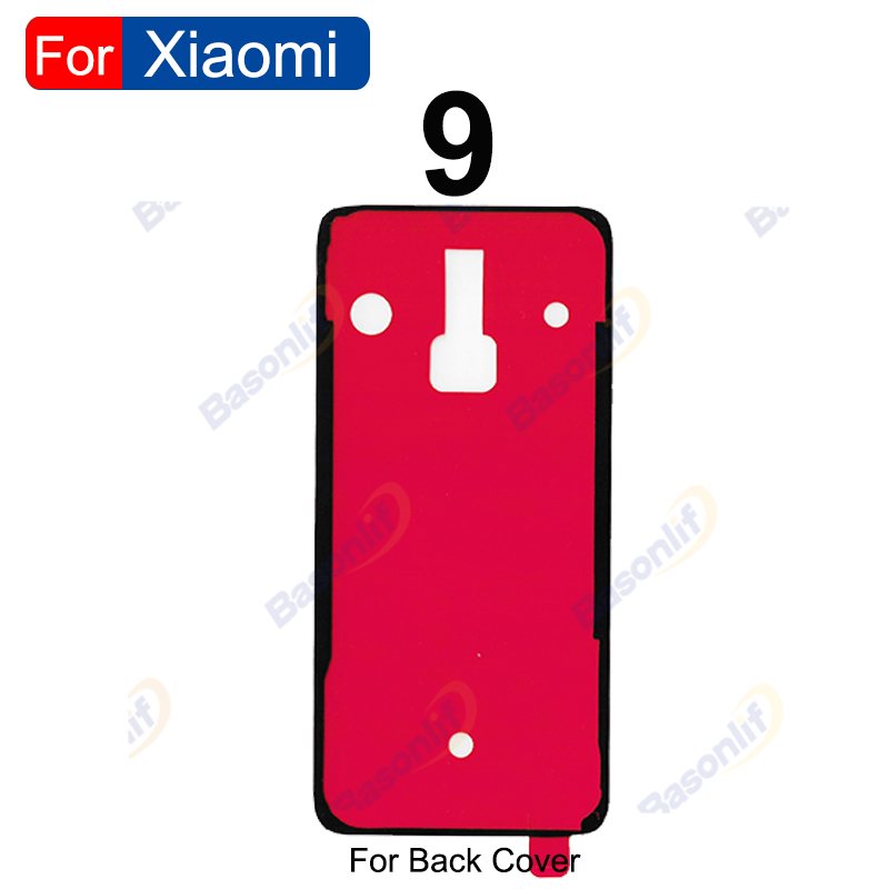 Back Cover Waterproof Adhesive For XiaoMi Mi 10 CC9 Pro 9 8 Lite SE 9T Pro POCO X3 Pro Series Rear Sticker Replacement Glue: Sky Blue