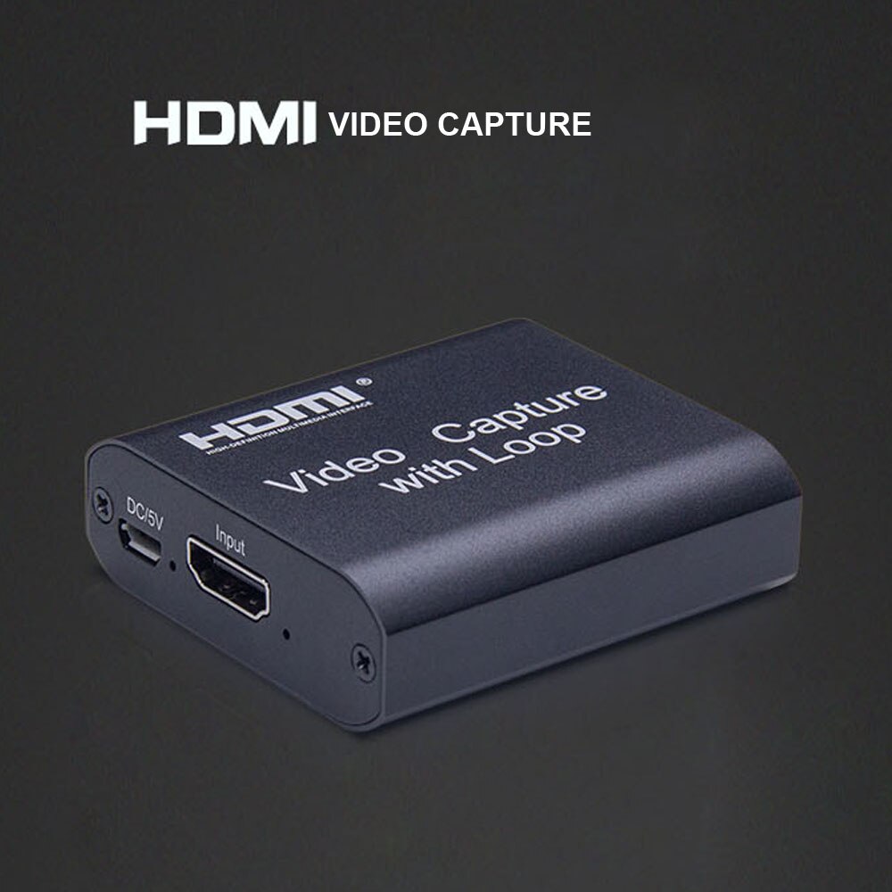 HDMI vidéo Capture TV carte enregistreur USB 2.0 1080P jeu vidéo Capture en direct HDTV PS4 Swith caméra moniteur Streamer