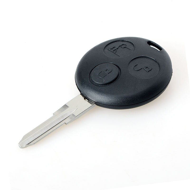 gorący (1 sztuk) 3 przyciski obudowa inteligentnego pilot z kluczykiem samochodowym 433/434MHz dla Benz klucz sprytny Fortwo Forfour terenówka