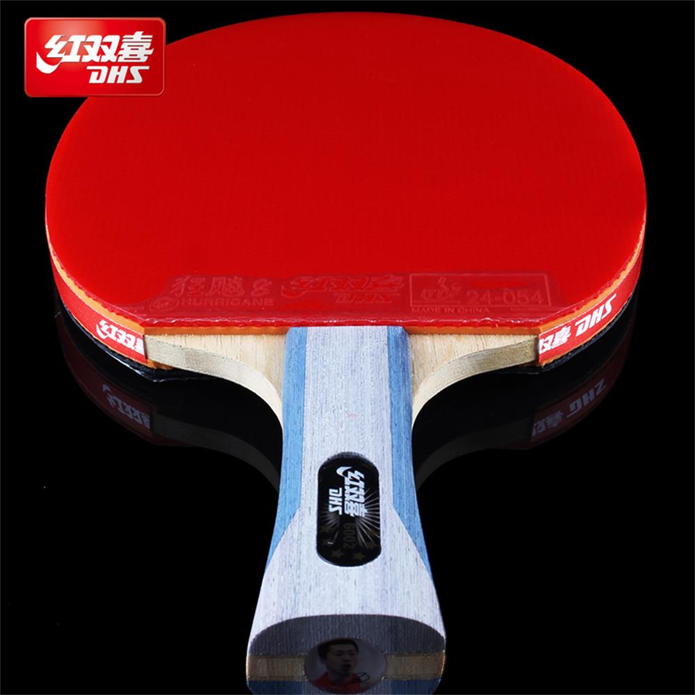 DHS 6002 6006 FL/CS Table Tennis Ping Pong Racket + a Paddle Bag shakehand Long Handle FL/CS Table Tennis racket