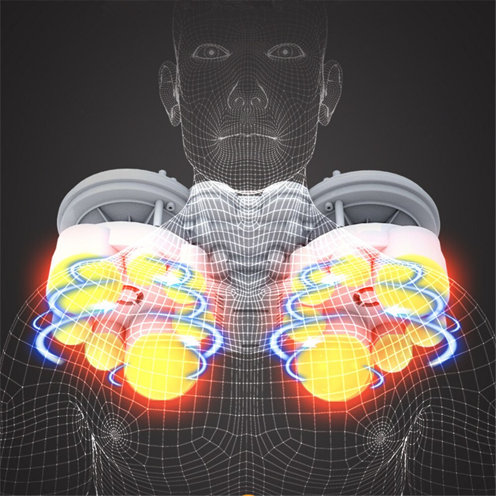 4D Electrical Massage Shiatsu Back Shoulder Body Neck Massager Multifunctional Shawl Infrared Heated Kneading Car/Home Massager