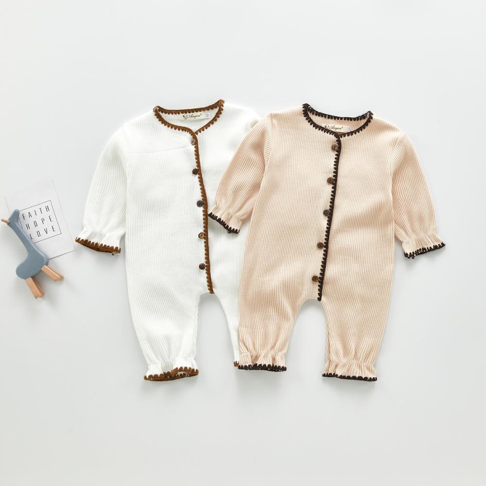 3463 lente- en herfst baby rompertjes kinderen mooie en mooie brei eendelige hardcover voor jongens en meisjes