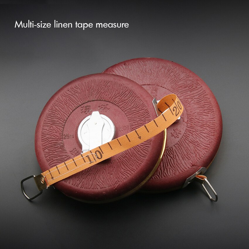 20M 30M 50M 100M Sackcloth Tape Measure for Construction Work Measuring Tape for Sewing Tailor Fabric Measurements Tape