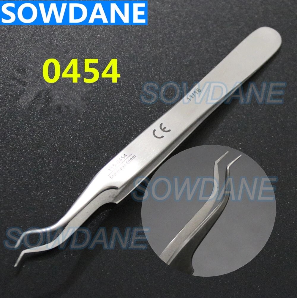 Tandheelkundige Orthodontische Posterior Mondbuis Bonding Tweezer Houder Placer rvs Dnetal Chirurgische Tool: 1 piece 0454