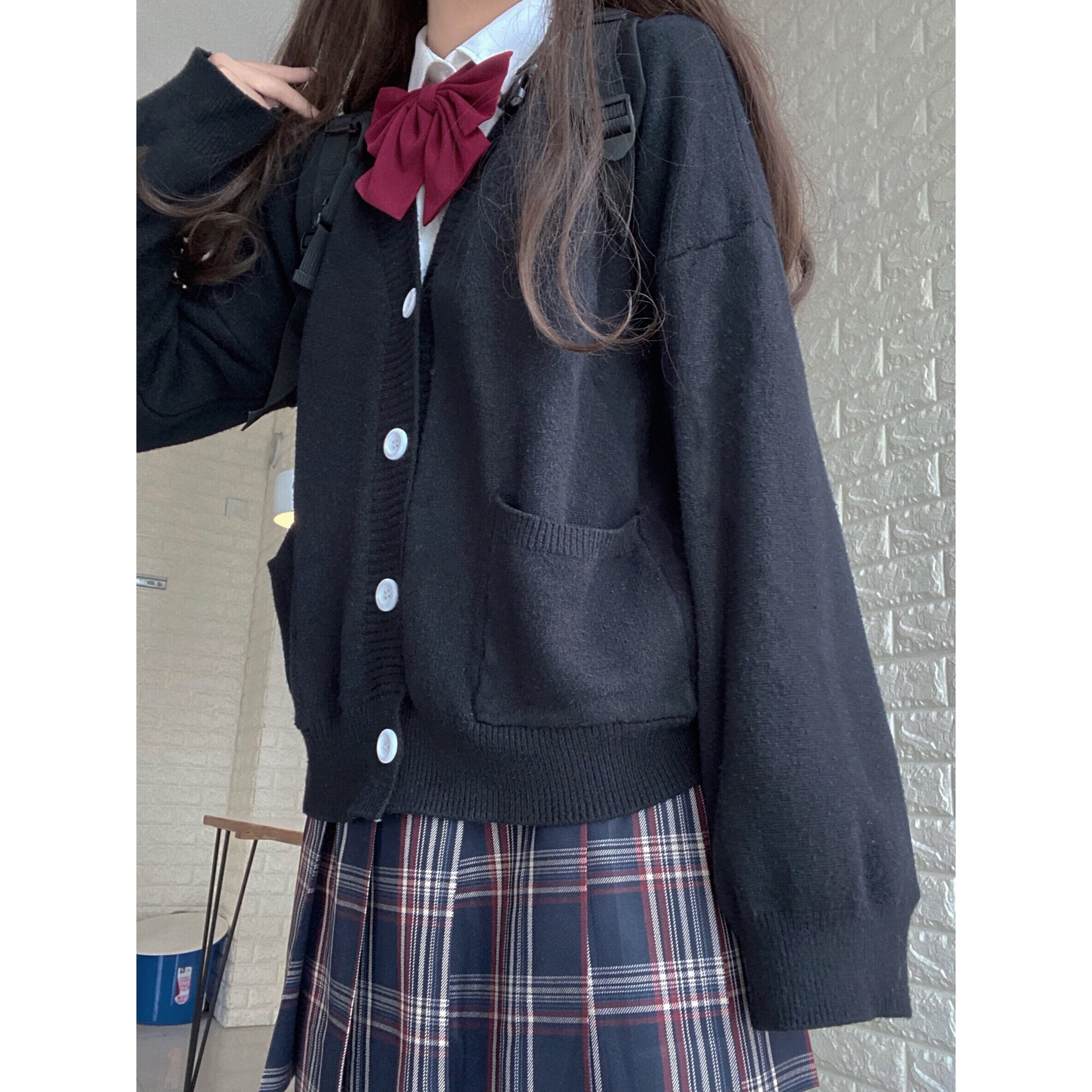 JK Cardigan Loose JK Sweater Coat japanese school uniform school girl uniform japanese uniformes estudiantes