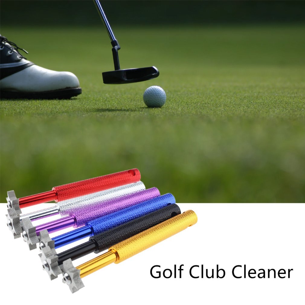 6-In-1 Golf Groove Sharpener Steel Material Golf Club Cleaner Golf Accessories Golf Groove Cleaning Tool
