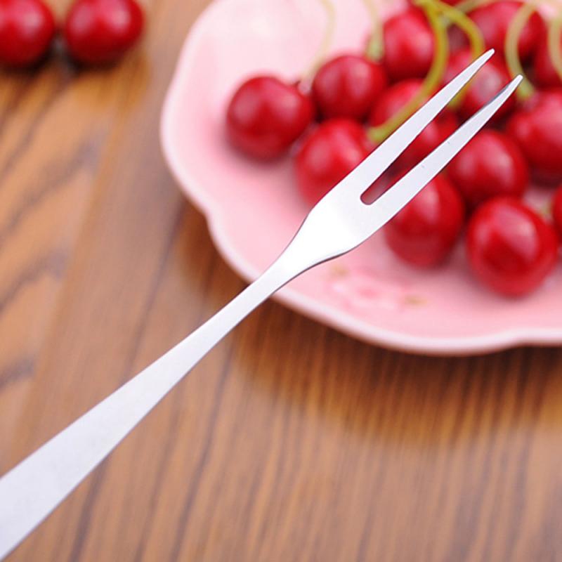 Lovely Mini Fork Used For Cake in Party Snail Fork Restaurant 2 Pcs Fruit Fork Luxury Stainless Steel Gold Cake Dessert Forks: Default Title