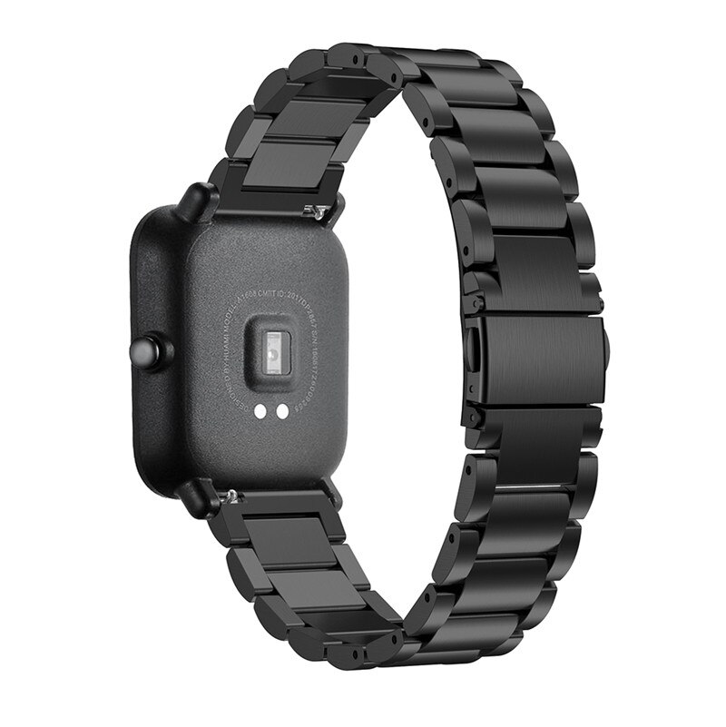 Milanese pulseira de metal para amazfit gts bip s gtr 42mm banda inteligente pulseira de aço inoxidável para huawei relógio gt 2 42mm pulseira