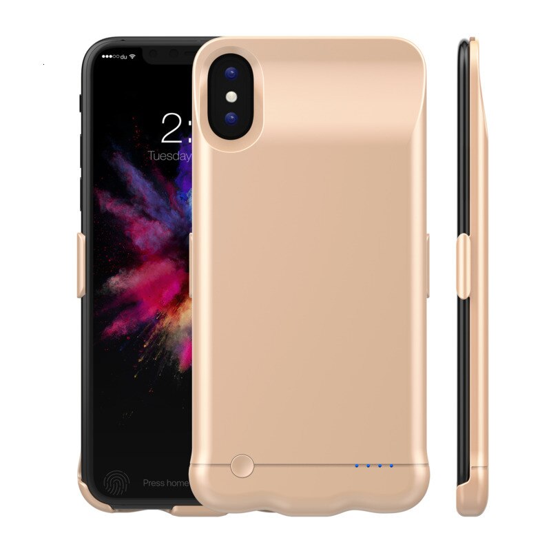 5200mAh For iphone XS MAX High Capacity Battery Case For iphone XR X Battery Case Backup Battery Charger Case Cover Power Bank