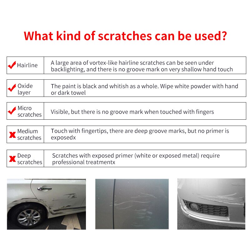Scratch repair car paint surface light repair reduction wax paint surface scratch wax car paint scratch wax remover