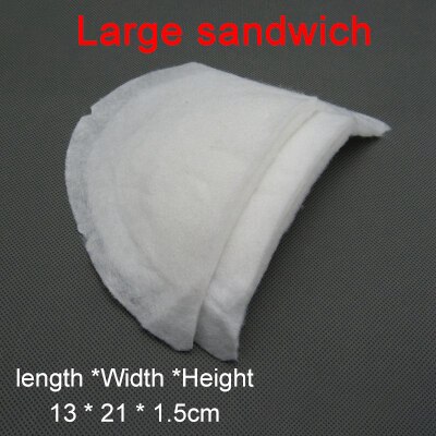 5Pairs Zachte Acupunctuur Vijf Maten Katoen Schouderstuk Katoenen Pak Jas Shirt Trui Windjack Pakken Pad Schouder A062: Large sandwich