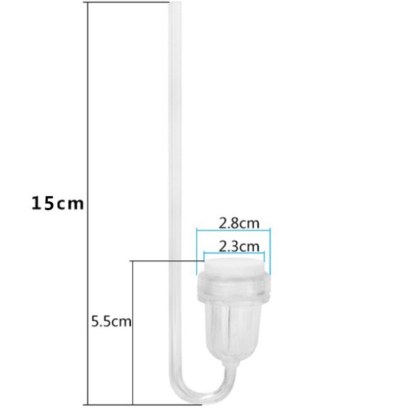 Kit de diffuseur d'air pour aquarium, diffuseur d'oxygène dissous ultra-élevé, diffuseur d'air rond pour conduit de four nano: T23