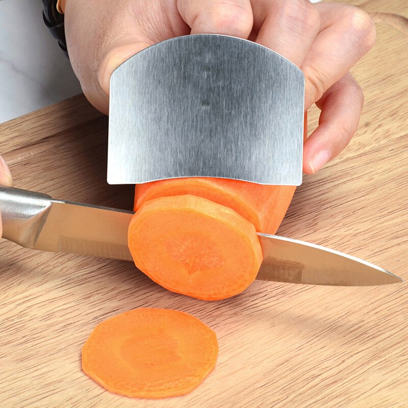 Finger Guard For Cutting Unbreakable Stainless Steel Safe Slice Knife Guard Slicing Cutting Protector Finger Protector Guard