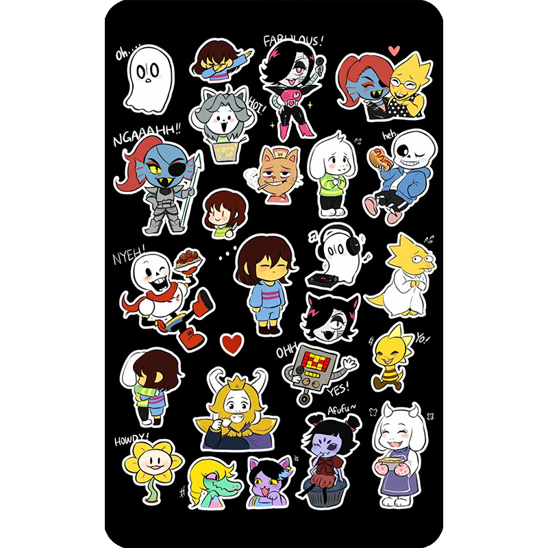 UNDERTALE Kühlschrankmagnet, Karikatur-Figuren-Magnet, geeignet für sterben Küche zu Hause, Kühlschrank, Zauberstab, Tür, Büro, DIY-Dekoration: Marine Blau