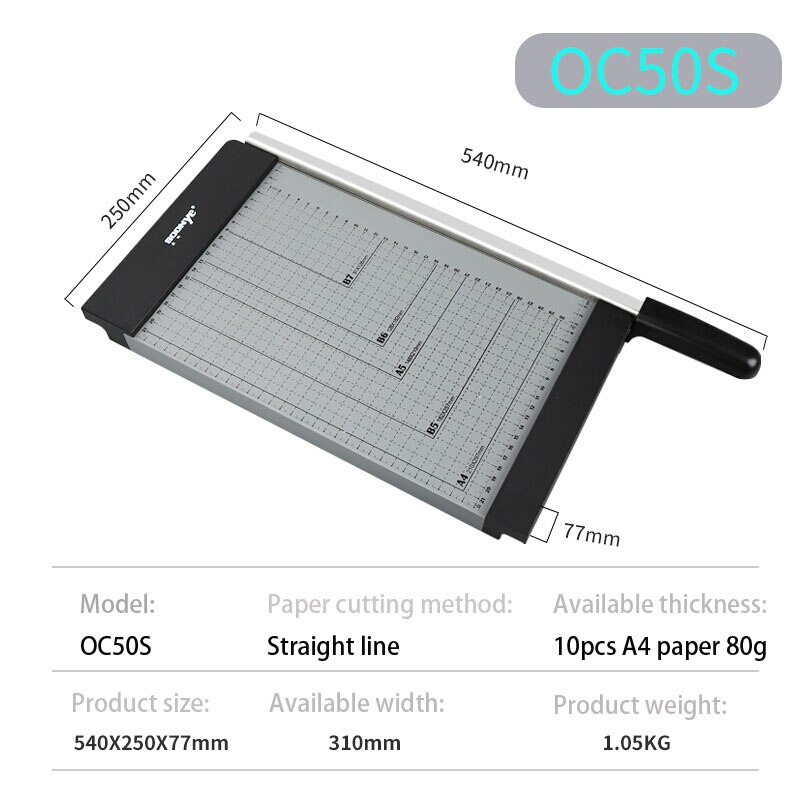 Multi leaf soonye paper cutter A4 paper cutter photo paper cutter steel paper cutter oc50s