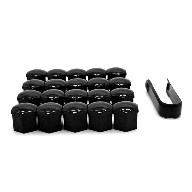 20 Pcs Car Wheel Stud Nut Bolt Covers Cap Remover Tool Key Tweezers Removal Dismantle Tool Fits For Universal Car Auto