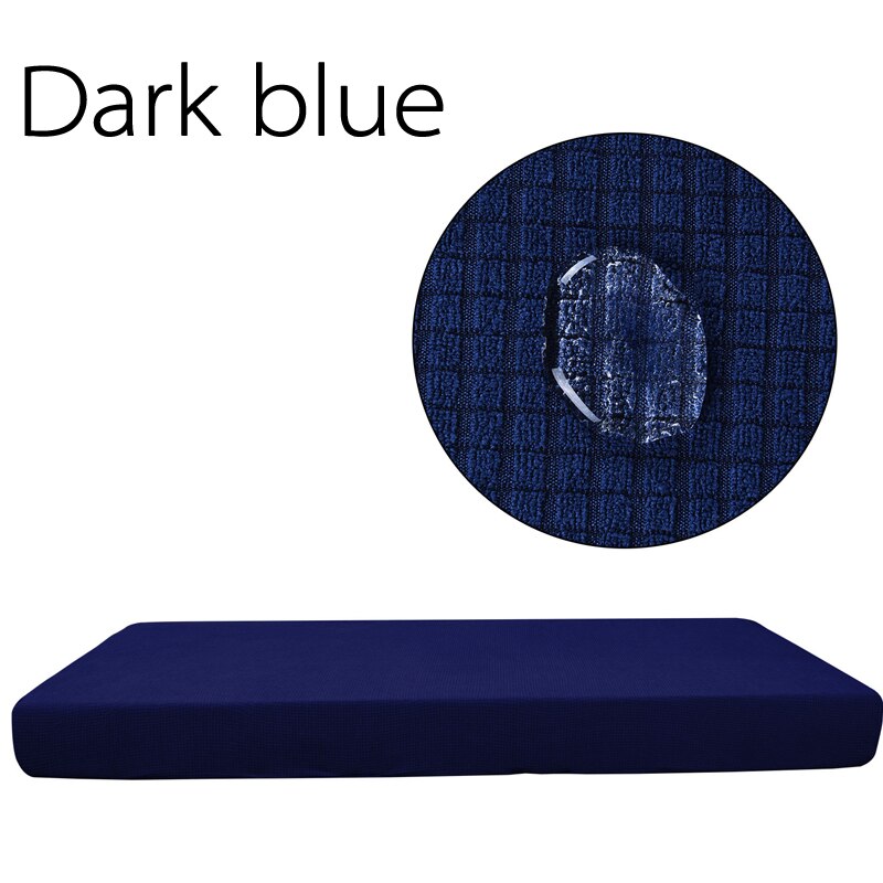 Niet waterdichte elastische bankhoes voor de woonkamer, waterdichte geruite bankhoes, strakke hoes voor thuis, effen kleur, hoes voor de bank