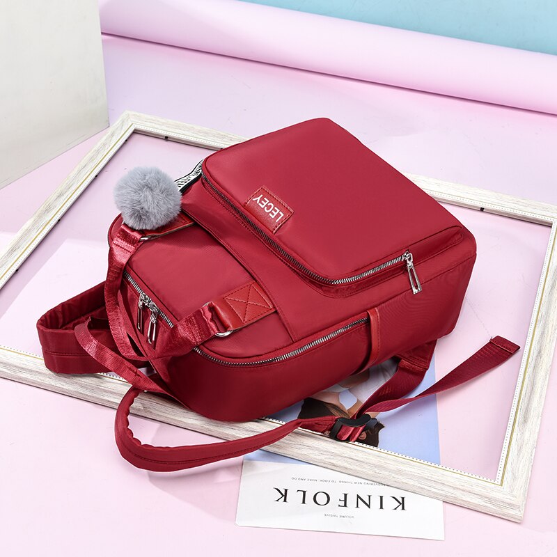Stijlvolle Waterdichte Laptop Vrouwen Rugzak Dames Mode Rugzak Voor Meisjes Zwarte Rugzak Vrouwelijke Grote Roze Tassen Mochila