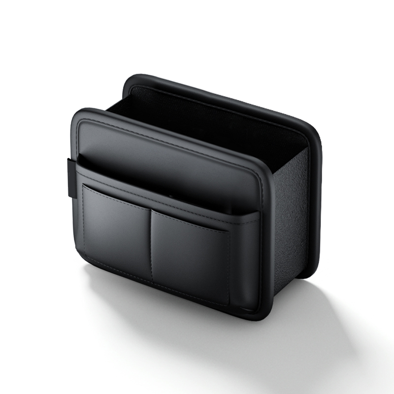 Auto Tür Lagerung Kasten PU Leder Telefon Karten Beutel Multi-tasche Auto Sitz Zurück Hängen Organizer Kleine Mülleimer Behälter zubehör: Ursprünglich Titel