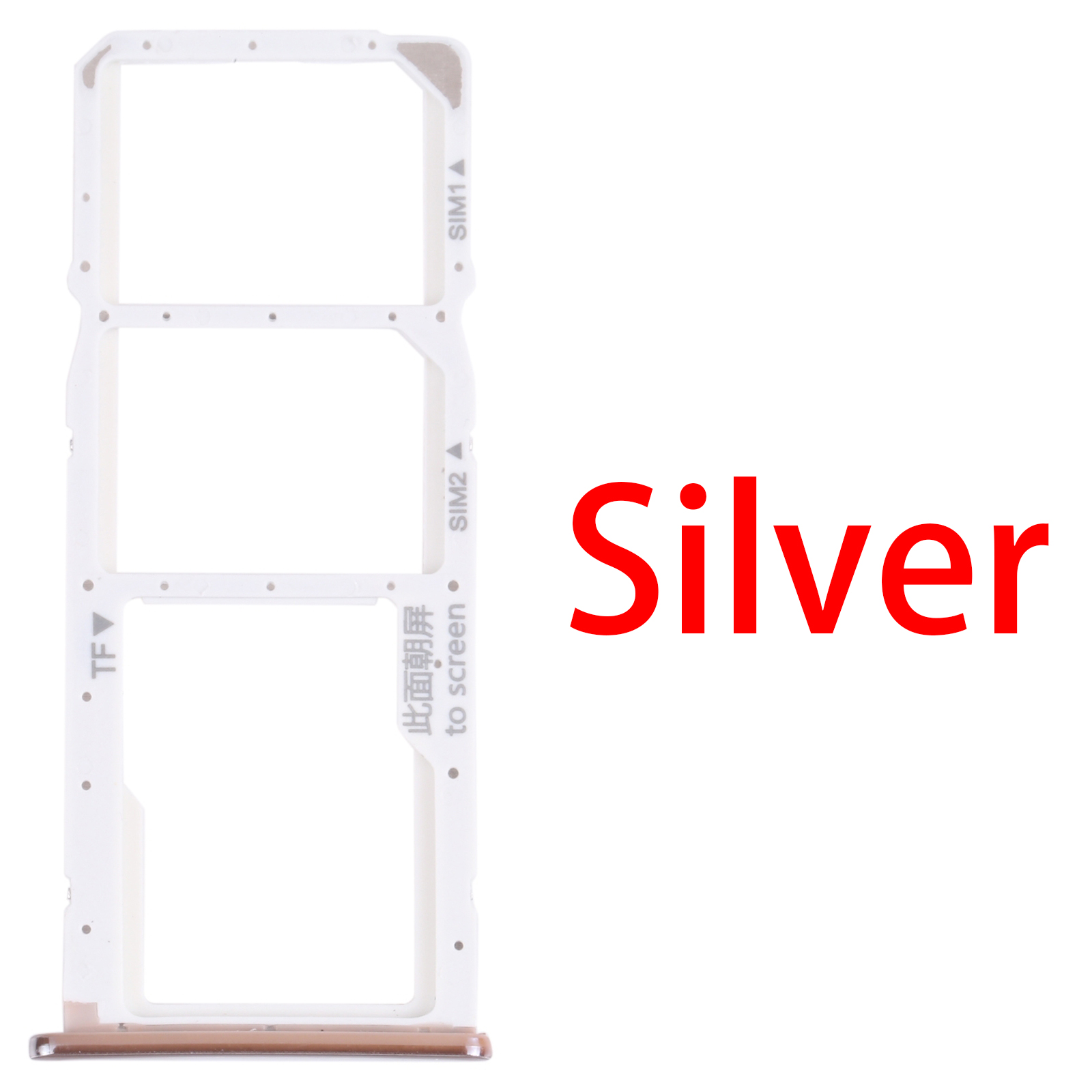 Sim Kaart Lade + Sim Card Tray + Micro Sd Card Tray Voor Huawei Y7 Pro