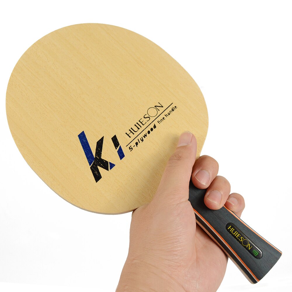 Huieson Mango Fino Hoja de Tenis De Mesa de Entrenamiento Ultraligero 5 Capas de Tilo de Ping Pong Paddle Hoja 70 +-5g Accesorios de Tenis De mesa