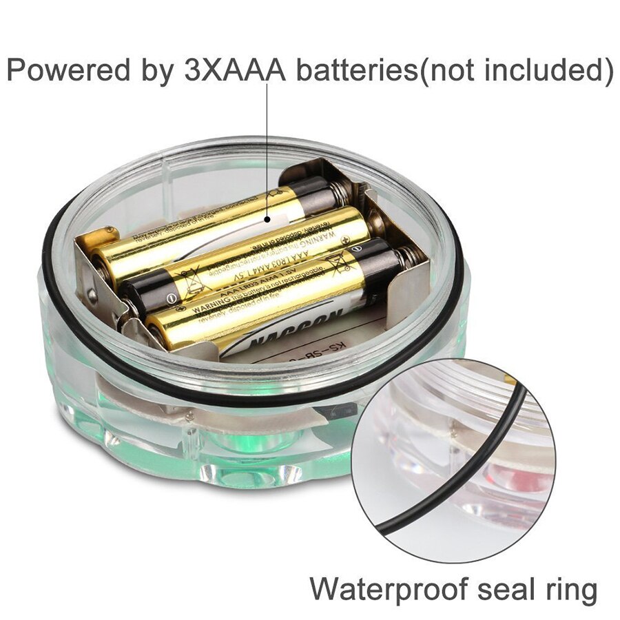 13 LED Remote Controlled RGB Submersible Light Battery Operated Underwater Night Lamp For Swimming Pool Underwater Night Lights