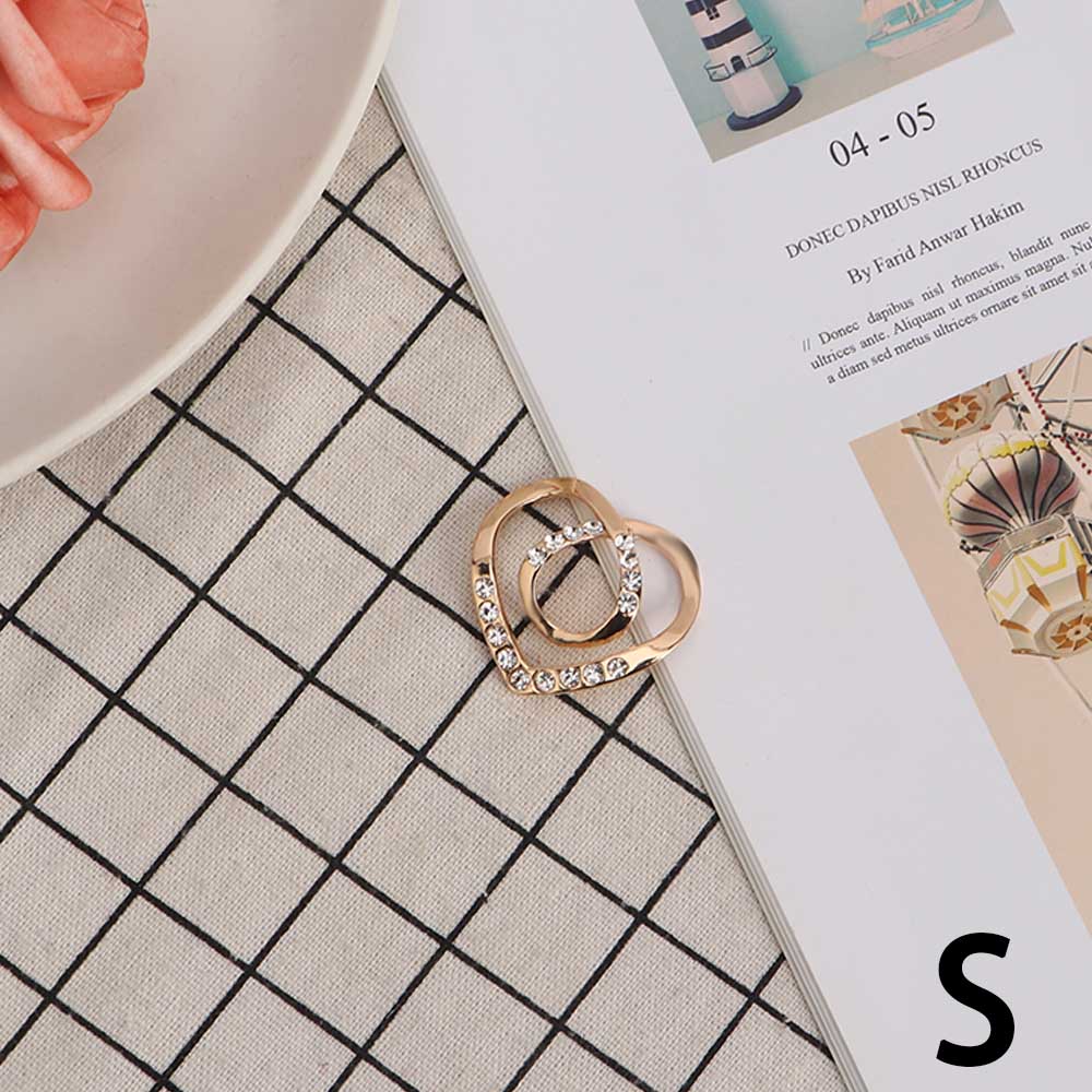 Goud Zilver Kleur Bloemen Sjaal Gesp Hollow Rose Broches Voor Vrouwen Crystal Houder Zijden Sjaal Sieraden: M