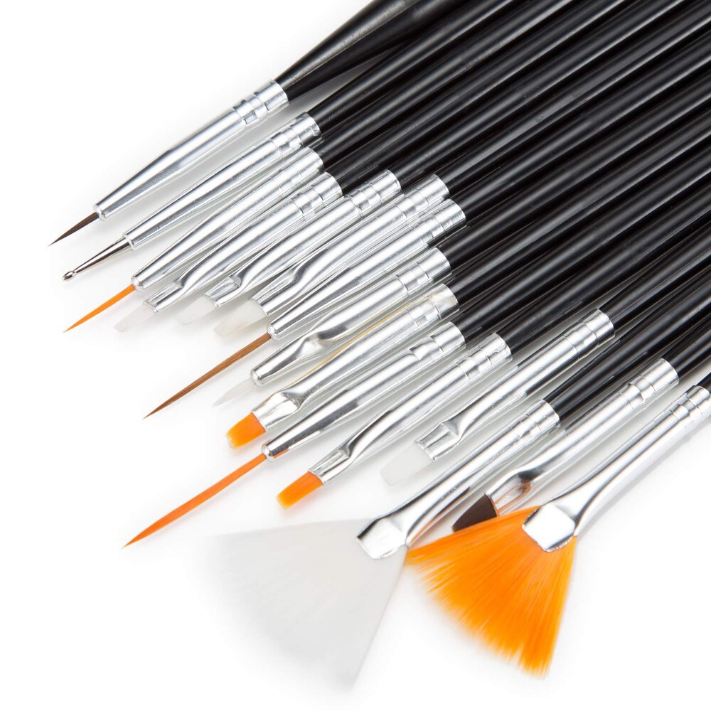 Nail art kwastenset, acryl, uv-gellak, stippen, schilderen, tekenen voor manicure, nagels, kwastenset, gereedschap