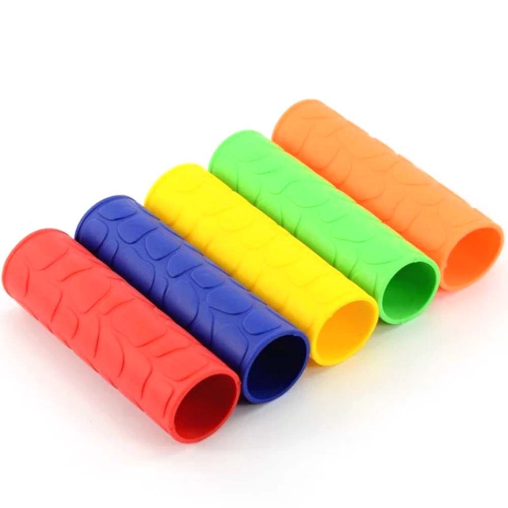 Funda de silicona para palanca de embrague, cubierta de agarre antideslizante, Protector de barra de goma, mango de freno, empuñadura de manillar de motocicleta