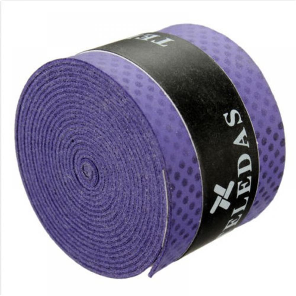 1pc antypoślizgowy uchwyt antypoślizgowy taśma pochłaniająca pot rakieta taśma uchwyt rękojeści tenis Badminton Squash Band Grip taśma antypoślizgowe opaski zespół: Brązowy