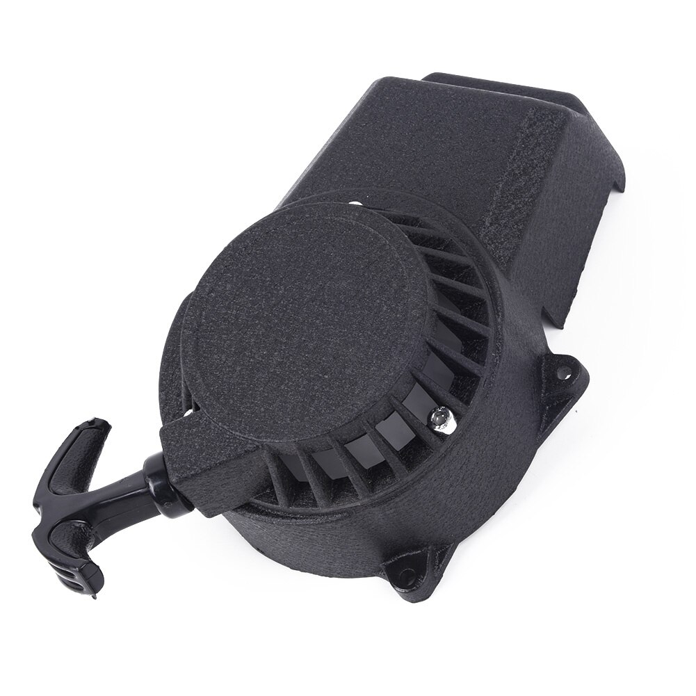 Démarreur à Tirette Facile En Métal Noir Mini Moto Pour Moteurs De Vélo