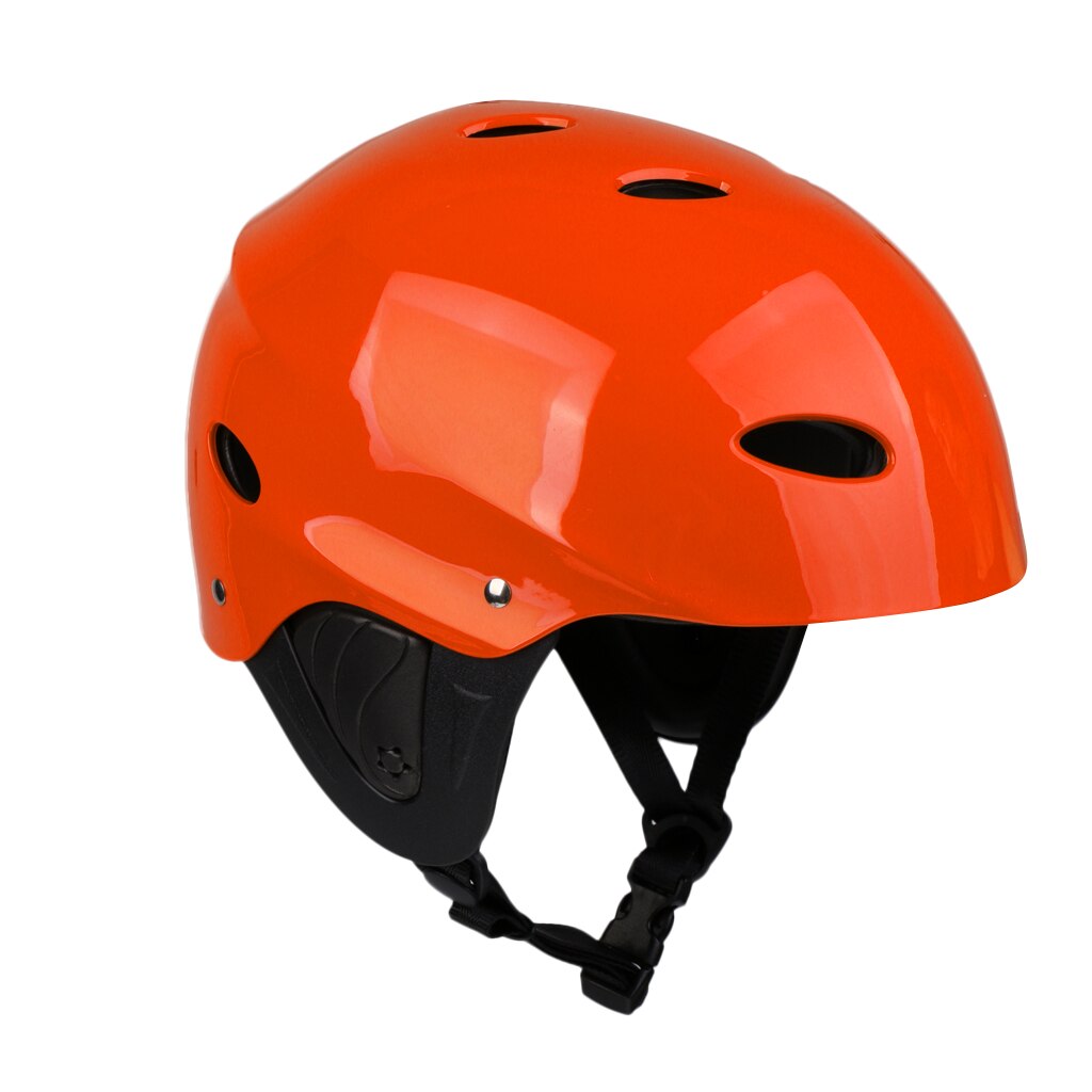 Water Sports Safety Helmet for Men Women Boys Adult Kids Girls Wakeboard Kayak Canoe Rafting Surfing Helmet: Orange