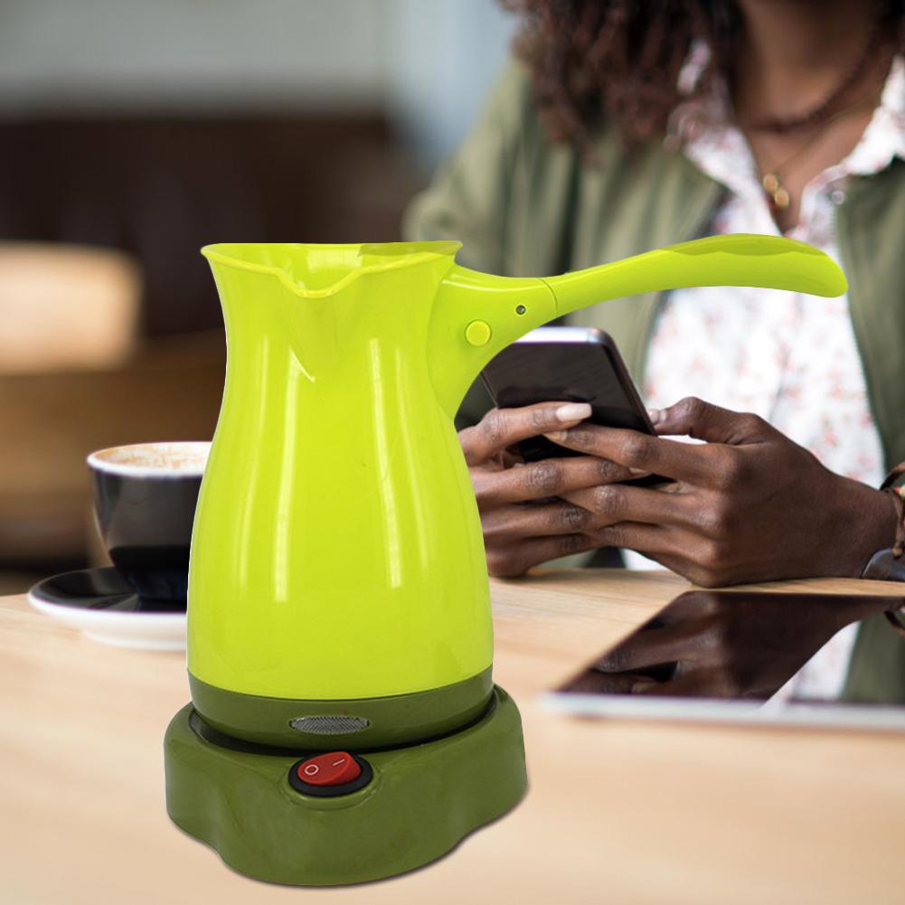 600w elektrisk kaffebryggare i rostfritt stål kalkon kaffemaskin bärbar tekanna hemmakontor vattenkokare för att göra kaffe verktyg 220v