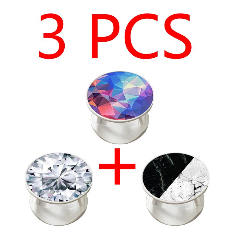 Round Finger Grip Mobile Phone Holder Expanding Stand Grip Support Anti-Fall Foldable Universal for Smartphone: A811A1587A1573