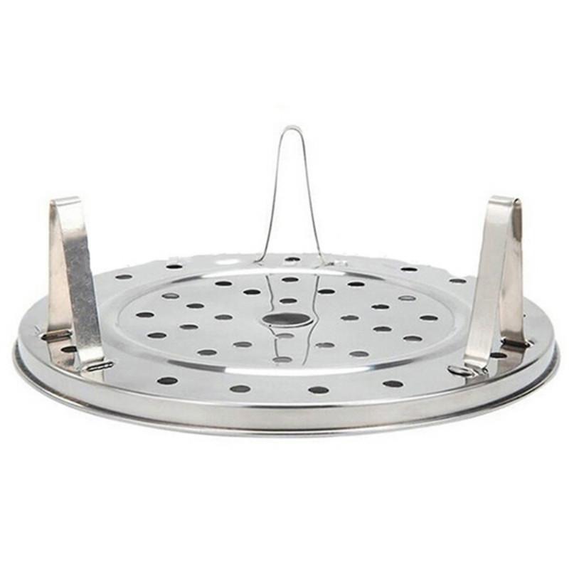 Practical Folding Stainless Food Steamer Vegetable Fruit Food Basket Mesh Steamer Rack Cookware Utensils For Cooking Steam: B-20cm