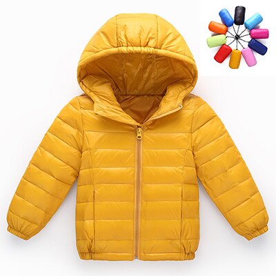 hiver garçons filles mince vers le bas coton manteau bébé enfants printemps automne doudoune enfants 3-11Y vêtements d'extérieur