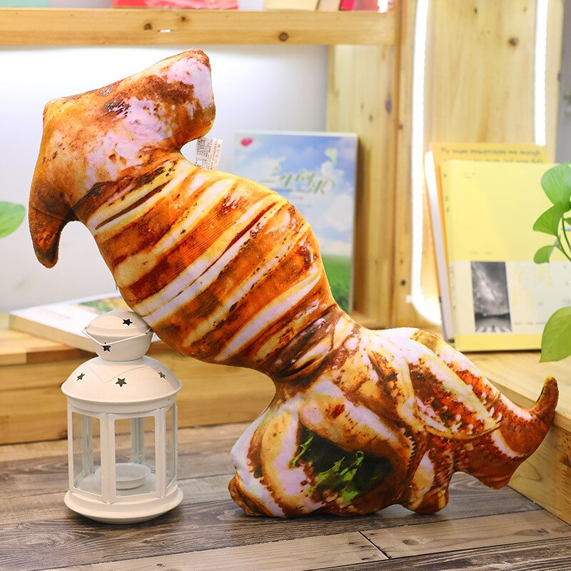 Simulation Food Real Life Style Pillow 20-70cm Personality Funny Chicken Legs Chicken Wings Shrimp Fish Stuffed Toy Cushion: Squid 58cm