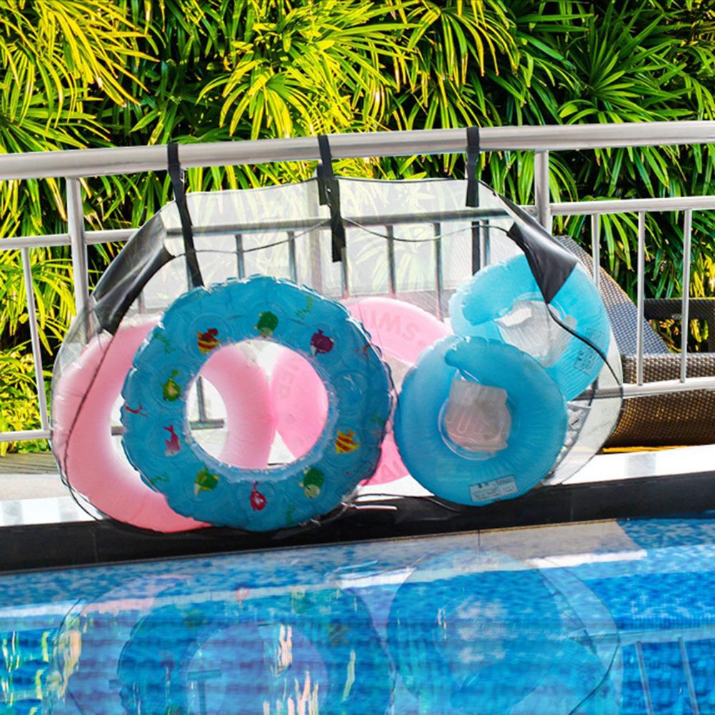 Faltbare Schwimmbad Beutel Universal- Einfach zu Speicher Schwimmbad Netz Tasche Elastischen Öffnung Schwimmbad Hängen Netz Lagerung Tasche für Sport bälle