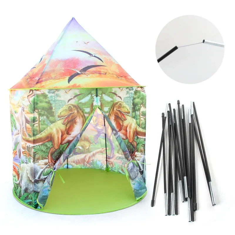 Spiel zelt tragbare faltbare Tipi Prinz Faltzelt freundlicher Junge Cubby Spielhaus freundlicher draussen Spielzeug Zelt Schloss Pop-hoch Zelt