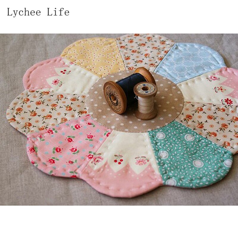 Lychee Life Stretched Hexagon Templates Paper Stencils Quilting Patchwork Sewing Craft DIY Home Decor