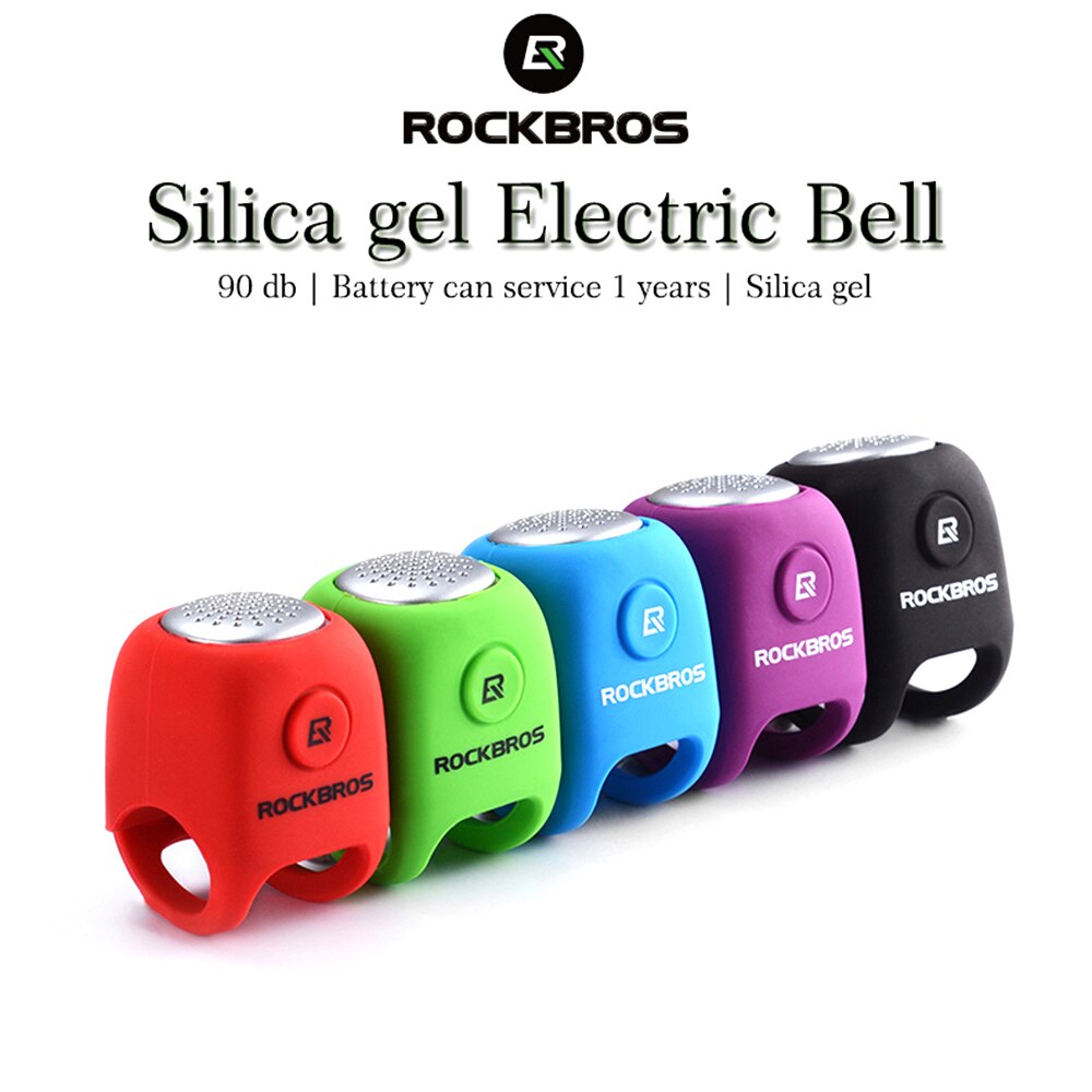 ROCKBROS Elektrische Fietsen Bells Hoorn Regendicht MTB Fiets Stuur Bell silicagel Shell Ring Saving Bel Fiets Accessoire