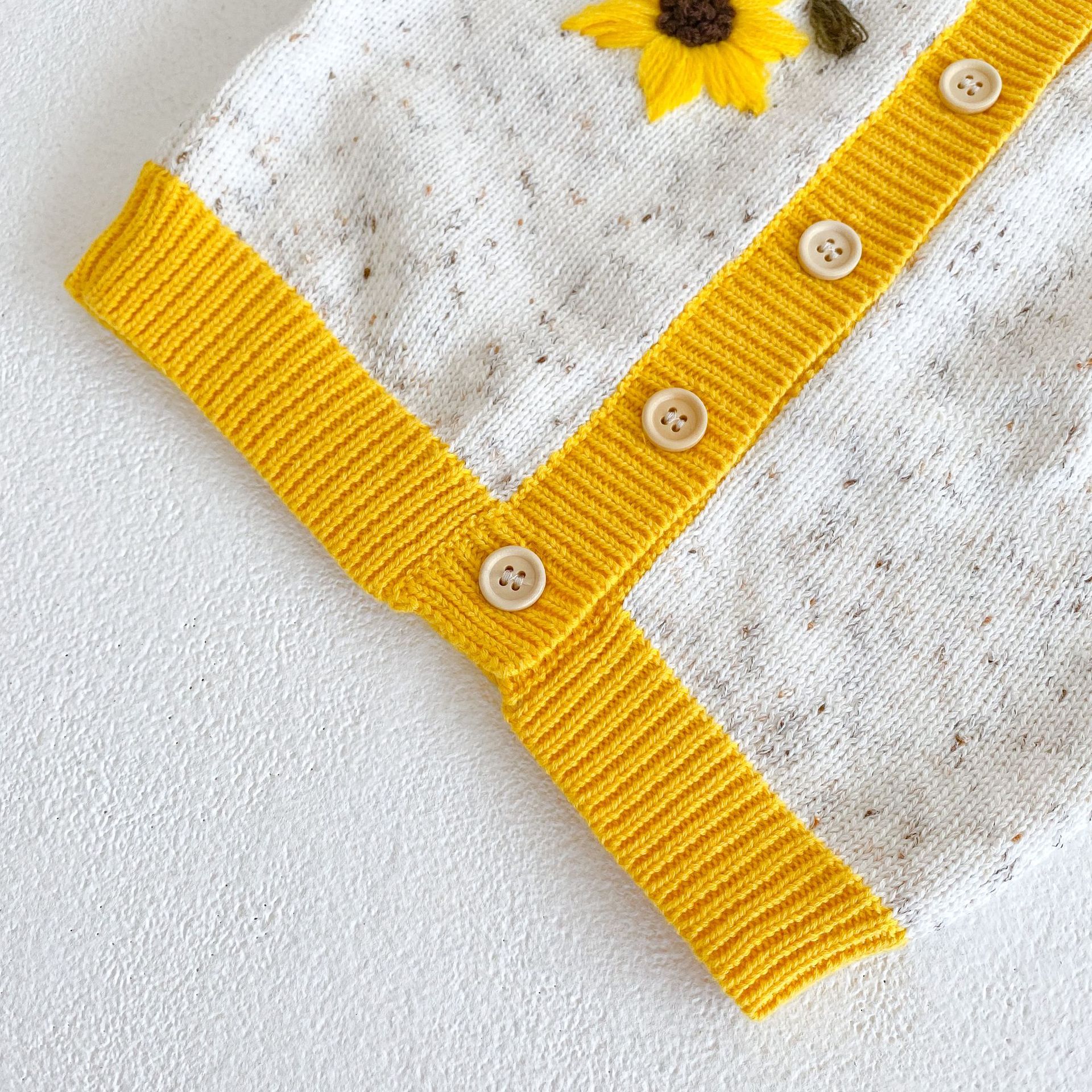 0-3T Pasgeboren Kid Baby Meisjes Bloem Trui Vest Elegante Herfst Winter Warme Kleding Fall Knit Top Leuke zoete Bloemen Knitwear