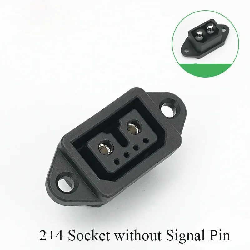 2 + 4/2 + 6 Lithium-Batterie Ladung Steckdose Elektrische Fahrzeug Hohe Strom Entladen Hafen Adapter Stift Ladung Stecker: Armee Grün