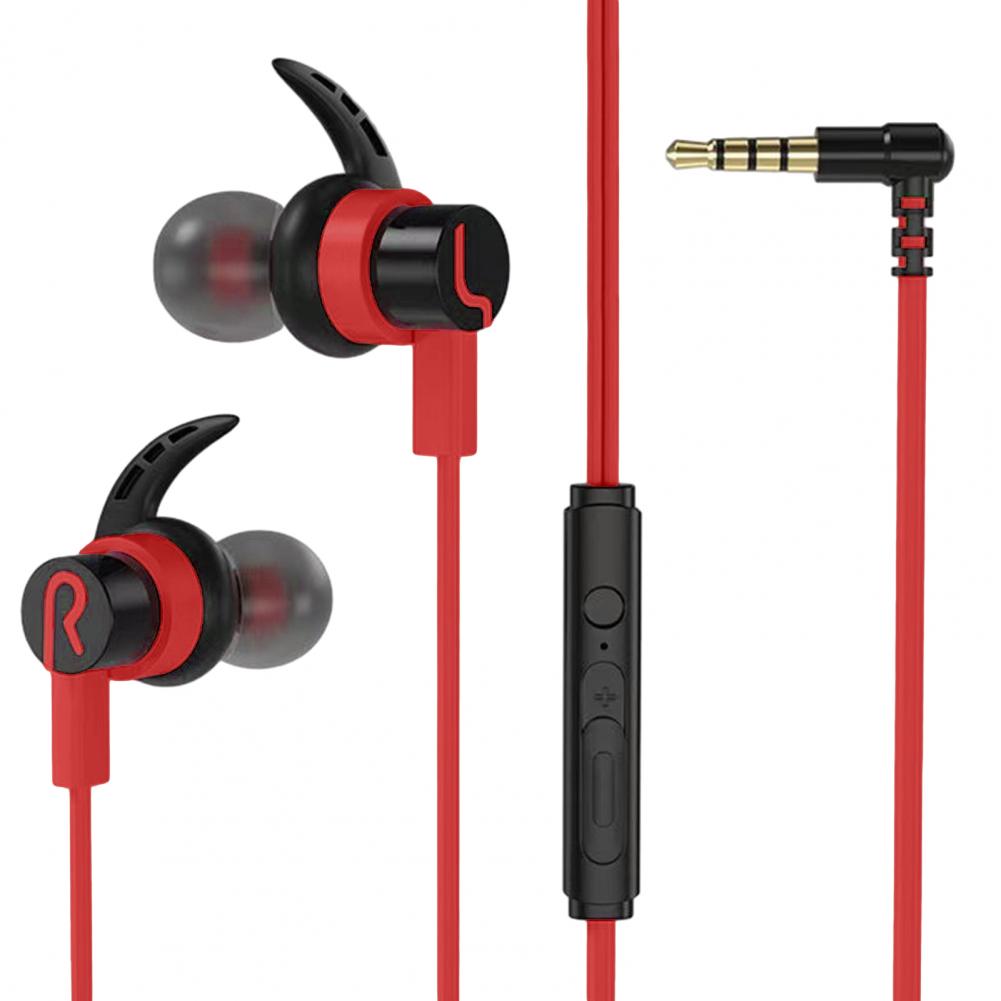 Wired Headphone 3.5mm/Type-C E-sports Headphones Stereo Sound Music In-ear Earphone with Mic Shark Fins Gaming Headset: green