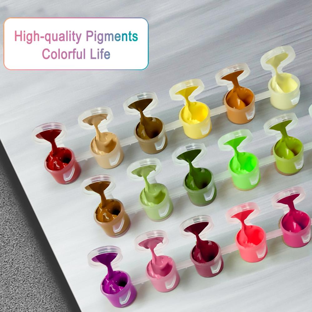 Animals Oil Painting By Numbers Adults Paints By Numbers Animals Pictures Oil Painting By Numbers Set Coloring By Numbers