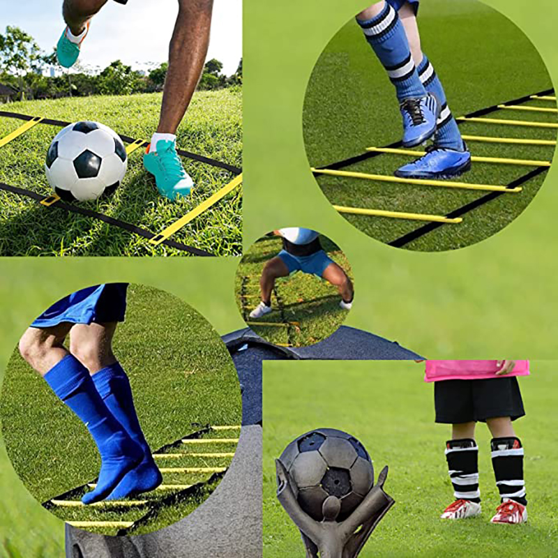Flexibility Agility Ladder Outdoor Indoor Adjustable Agility Training Ladder Agile Stairs for Fitness Boxing Soccer Speed Ladder